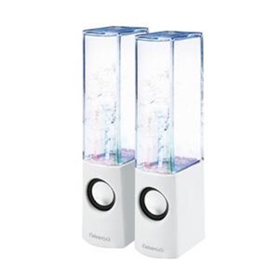 Picture of Skaļruņi Dancing Water USB balti OMEGA OG12DSW