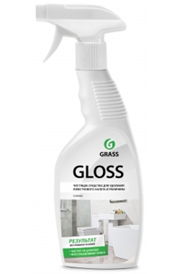 Picture of Skābes tīrīšanas līdzeklis tualetēm un vannas istabām GLOSS, 600ml (12gb/kastē)