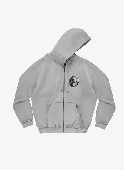 Picture of Skechers Prosto P Rim Zip Hoodie KL261MSWE2121 szary M