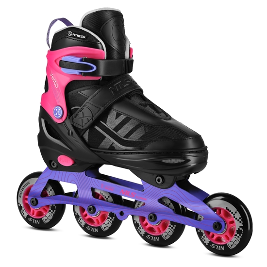 Изображение Skrituļslidas NA684 VELTO PINK INLINE SKATES IZMĒRS L (39-42) NILS EXTREME