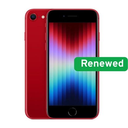 Picture of Smartfon poleasingowy Apple iPhone SE (3rd Gen, 2022) | 4.7" Retina HD | A15 Bionic | 4GB | 64GB | iOS | Red | Warranty 12 months