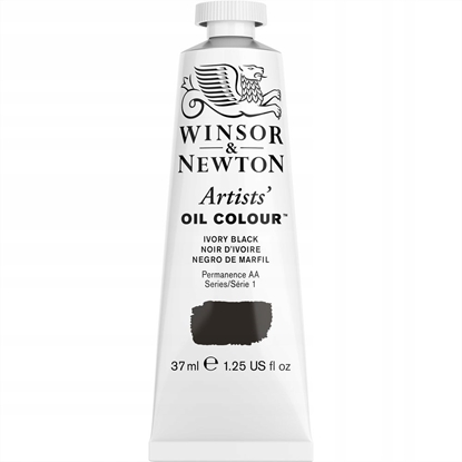 Attēls no SmartMax Artists oil colour 37ml ivory black 331