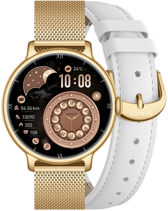Изображение Smartwatch Gravity SMARTWATCH Damski Gravity GT33-2 GD/GD/WH