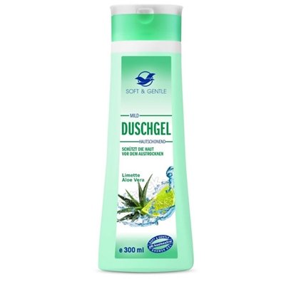 Attēls no SOFT & GENTLE Dušas želeja LAIMS & ALOE VERA 300ml ( Izcelsmes valsts Vācija )