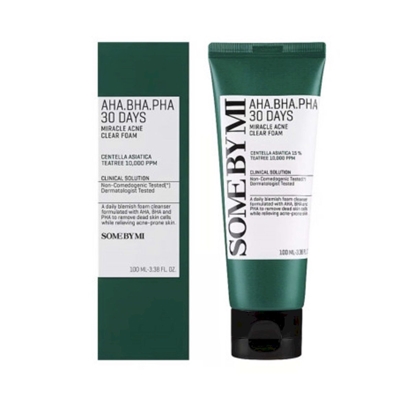 Picture of SomeByMi AHA-BHA-PHA 30 Days Miracle Acne Clear Foam 100ml