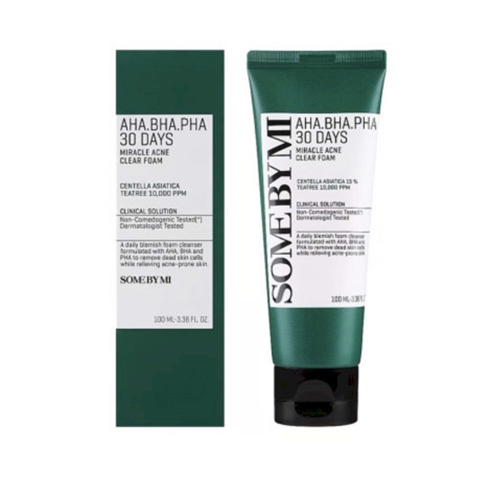 Изображение SomeByMi AHA-BHA-PHA 30 Days Miracle Acne Clear Foam 100ml