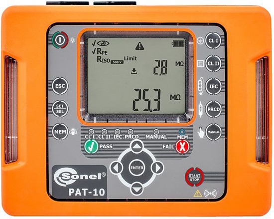 Picture of Sonel Miernik bezpieczestwa sprzt elektrycznego PAT-10 (WMPLPAT10)