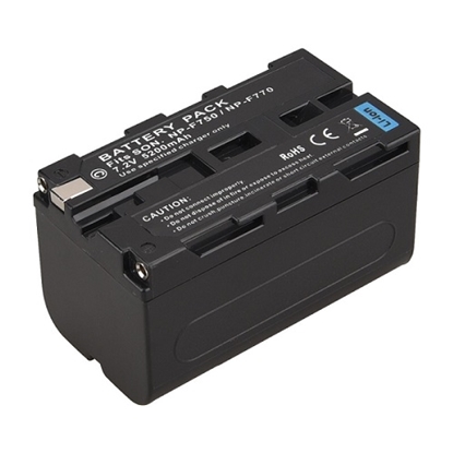 Picture of Sony NP-F750 battery, 5200mAh