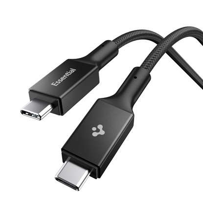 Attēls no SPIGEN EB10010CC ESSENTIAL TYPE-C CABLE 100W 100CM