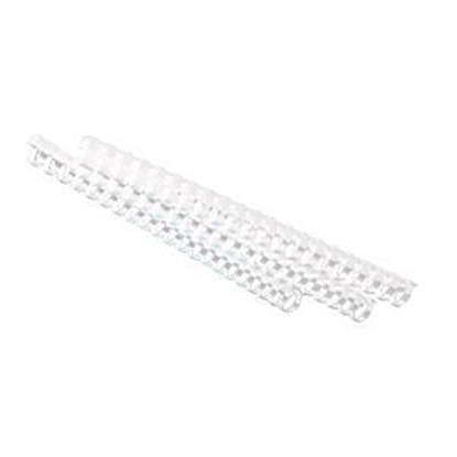Attēls no Spirāle dokumentu iesiešanai, plastmasas, 6 mm, 25 lap., balta, 1 gab., Forpus