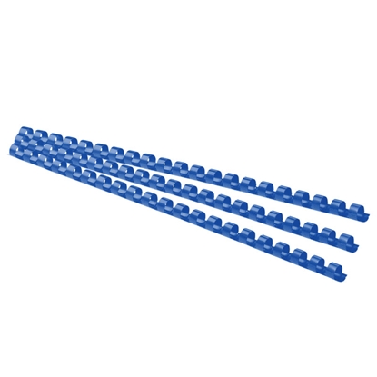Attēls no Spirāles dokumentu iesiešanai, plastmasas, 12 mm, 95 lap., zilas, 100 gab., Forofis