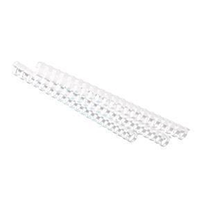Attēls no Spirāles dokumentu iesiešanai, plastmasas, 25 mm, 200 lap., baltas, 50 gab., Fellowes