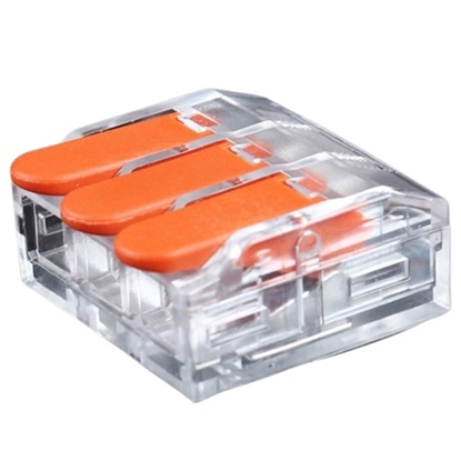 Изображение Splicing Connector with Lever, 3x 0.5-6.0mm², 41A, 450V, 20pcs