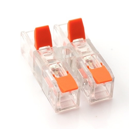 Изображение Splicing Connector, Inline with Lever, 2-2, 0.2–4.0mm², 32A, 450V, 20pcs