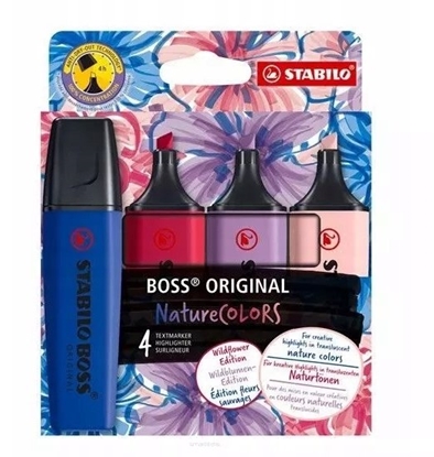 Picture of Stabilo Boss Nature Colors* Wildflower edition z 4 szt.