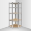 Picture of Stabils stūra Metāla plaukts Rebel 180x40x70cm | sudraba | cinkotsCorner metal rack 180x70x70x40 cm