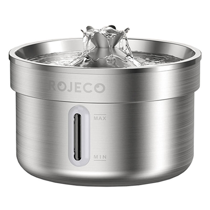 Attēls no Stainless Steel Pet Water fountain 2l Rojeco