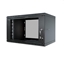 Attēls no Stalflex Rack Cabinet 19" 6U 350mm Glass Door Black