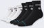 Attēls no Stance Skarpety Stance Origin Quarter 6 par WHITEBLACK