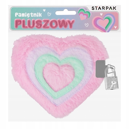 Picture of Starpak PAMIETNIK PLUSZ ZAM 130X110/64K SERCE STK12/48