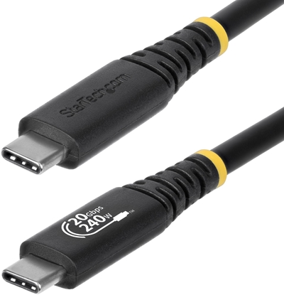 Attēls no StarTech 2M USB-C CABLE USB4 20GBPS/CERTIFIED 4K120/DP1.4/240W/20GBP