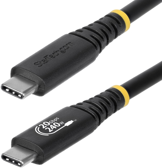 Picture of StarTech 2M USB-C CABLE USB4 20GBPS/CERTIFIED 4K120/DP1.4/240W/20GBP