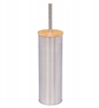 Изображение Steel toilet brush holder with bamboo lid, 27.5×9.5×9.5 cm, 70900, Berilo