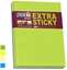 Picture of Stickn Notes Stick'N ekstra sticky 203x150mm 45 blade ass. 4blk/pak