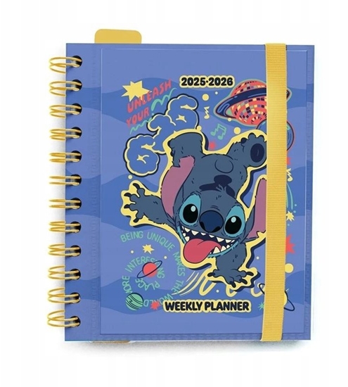 Picture of Stitch Disney - Kalendarz / Planner tygodniowy A5 2025/2026
