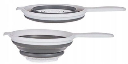 Picture of Strainer with white and grey handle, 20 cm, 33.5×33.5×3.5 cm, 81601, Kinvara