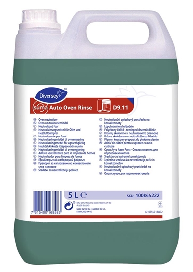 Picture of SUMA Auto Oven Rinse D9.11 skābs skalošanas līdzeklis cepeškrāsnīm, 5L, (2gab/kastē)