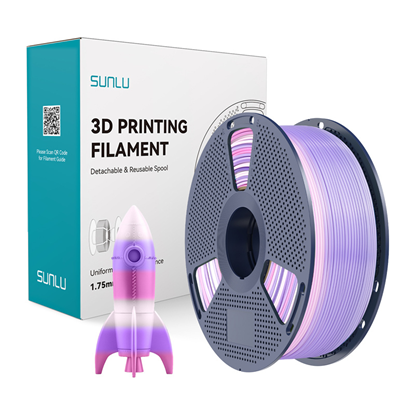 Изображение Sunlu PLA Filament (Rainbow) 03