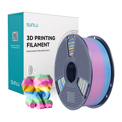 Изображение Sunlu PLA Filament (Rainbow) 04
