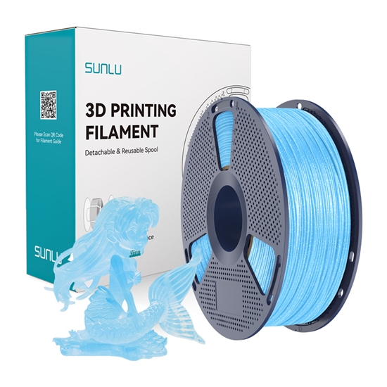 Изображение SUNLU PLA Filament (Shiny Blue)