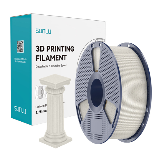 Изображение Sunlu PLA High-Speed Marble Filament (chestnut)