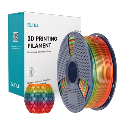 Изображение Sunlu PLA Transparent (Rainbow) 01 Filament