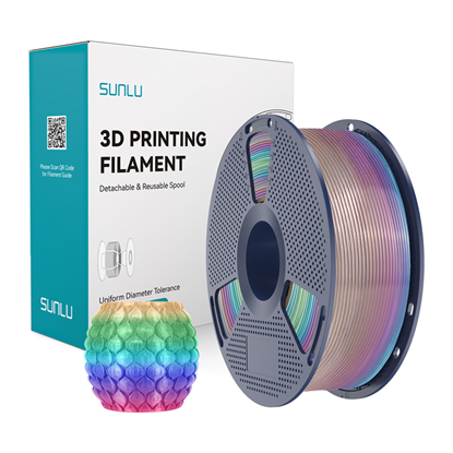 Изображение Sunlu PLA Transparent (Rainbow) 04 Filament