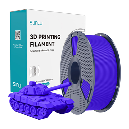 Изображение Sunlu PLA+ High-Speed Blue Filament