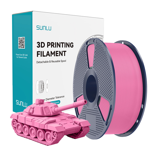 Изображение Sunlu PLA+ High-Speed Pink Filament