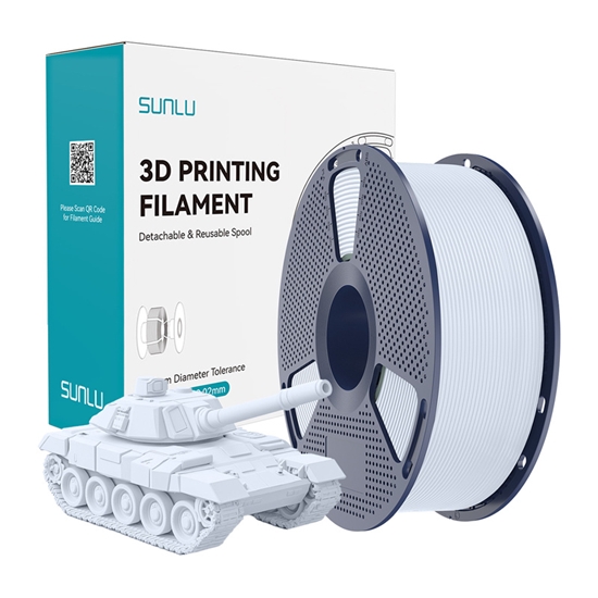Изображение Sunlu PLA+ High-Speed White Filament