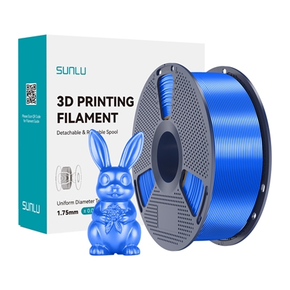 Изображение Sunlu PLA+ Silk Filament (blue)