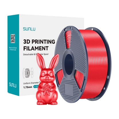 Изображение Sunlu PLA+ Silk Filament (Red)