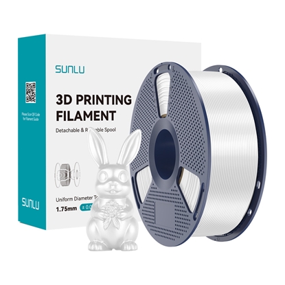 Изображение Sunlu PLA+ Silk Filament (White)