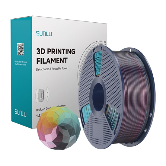 Изображение Sunlu PLA+ Silk Forth-Color Filament (red-yellow-g