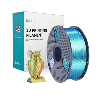 Изображение Sunlu PLA+ Silk Tri-Color Filament (red, yellow, a