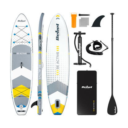 Изображение Sup dēlis piepūšams REBEL ACTIVE RBA4500 SUP dēlis - balts