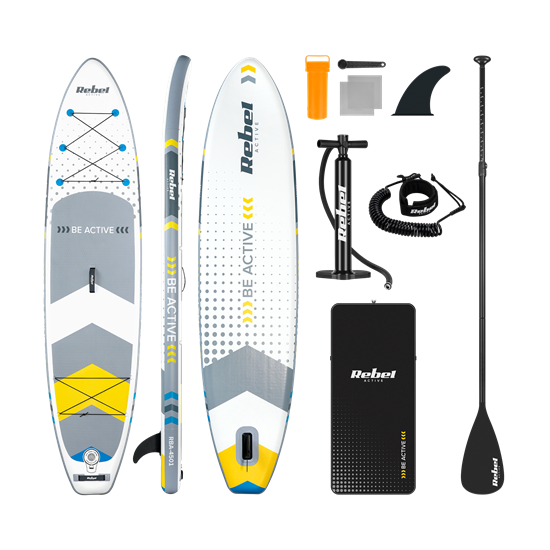 Picture of Sup dēlis piepūšams REBEL ACTIVE RBA4500 SUP dēlis - balts