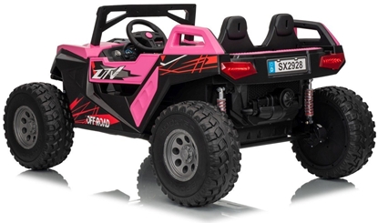 Attēls no Super-Toys Auto na akumulator Buggy RTR Monster Speed Róowy 4x4 2x300W