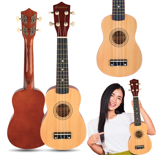 Picture of LUNA GUITARS SUPRIMO UK21 NW ukulele sopranowe 21"" naturalne dr
