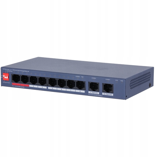 Picture of Switch Dahua Technology SWITCH POE CS4010-8ET2GT-110 8-PORTOWY DAHUA